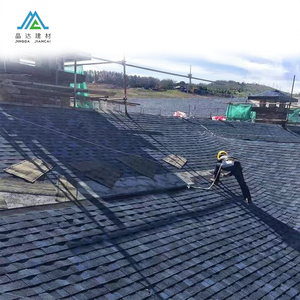 Matériaux de toiture résidentiels imperméables et coupe-vent composites, bardeaux d'asphalte multicolores - Product Image 1