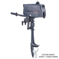 Moteur hors-bord 2 temps 2,5 CV, moteur marin professionnel à essence, portable, durable, puissant, pour petits bateaux