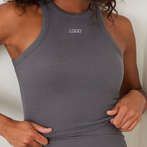 F230363 Fabricants de vêtements, hauts sans manches personnalisés, soutien-gorge, design plissé, épaules dénudées pour femmes, haut enveloppant la poitrine, vêtements décontractés - Product Image 4