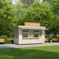 Kiosque en acier au design contemporain et minimaliste pour villas et maisons conteneurs – Écologique et facile à installer