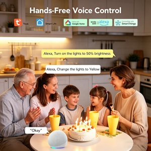 Bombilla LED Inteligente Tuya con Control por Aplicación Smart Life, RGB+CCT, WiFi, 9W 10W 12W 15W, Compatible con <span class=keywords><strong>Alexa</strong></span> y <span class=keywords><strong>Google</strong></span>, Multicolor, con Música, Ahorro de Energía - Product Image 3