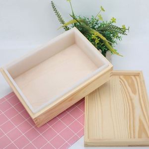 Wholesale Custom 2200ML Cake Mould Rectangular Silicone Soap Loaf <b>Mold</b> for Soap Making - Product Image 6