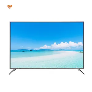 2021 새로운 디자인 골든 레드 실버 블랙 컬러 스마트 슈퍼 슬림 LED TV 32-85 인치