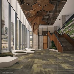 Losetas de Alfombra de Polipropileno Ecológicas de Lujo, Estilo Moderno de Rompecabezas para Oficina, Comercio, Hotel, Hogar y Sala de Estar - Product Image 1