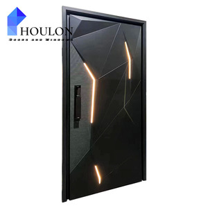 Villa Steel <strong>Security</strong> Door Modern Design Bulletproof Exterior Front Entry Door for Home - Product Image 2