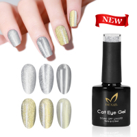 Vernis Gel Magnétique Effet Œil de Chat DZ French Design Sans HEMA & TPO, Forte Adhérence, Soak-Off UV/LED, Bouteille OEM Marque Privée DIY