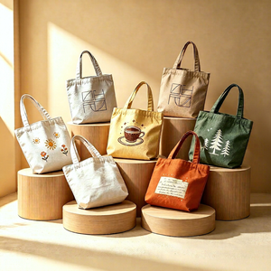 Custom Logo Printed Eco <b>Gift</b> Promotional Travel <b>Large</b> Capacity Canvas <b>Bag</b> Outdoor Durable Reusable Cotton Shopping Tote <b>Bag</b> - Product Image 1