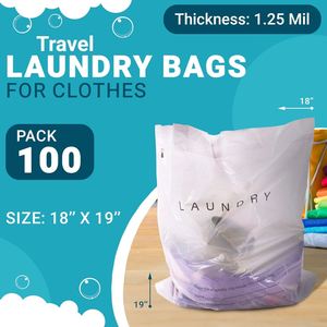 Custom Logo Eco-Friendly Biodegradable Recyclable Linen Hotel Laundry Bag - Product Image 2