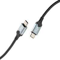 Câble de données USB4 double 8K compatible avec la transmission de type C 40Gbps Câble USB compatible PD240W et IPho 15