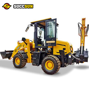 Landwirtschaft licher Erd bewegungs maschinen lader Kleiner Bagger lader mit Rädern 3,5 Tonnen 5 Tonnen 4WD zu verkaufen - Product Image 5