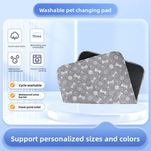 Premium Op Maat Gemaakte Logo Pet Plas Voor Huisdieren Superabsorberende <span class=keywords><strong>Puppy</strong></span>-Trainingspads Moderne Stijl Kattenbed Lekvrij - Product Image 3