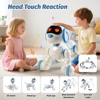 Juguete de Perro Robot Eléctrico Interactivo Inteligente, Programable, de Plástico, Simulación Electrónica, Control Remoto, para Niños, Perfecto