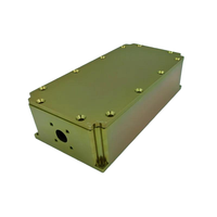 Boîtier en aluminium personnalisé en métal Al 5052 6061, blindage EMI pour amplificateur de signal, impression de logo personnalisée OEM