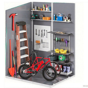 2025 Tendance Grands Abris De <span class=keywords><strong>Jardin</strong></span> Stockage Extérieur En Plastique 8 Pieds X 10 Pieds - Product Image 6