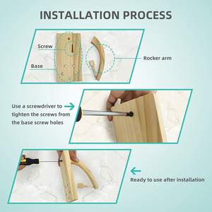 Selettore magnetico oscillante creativo creatore di scelte in legno pendolo a battente magnetico in momenti induri - Product Image 6