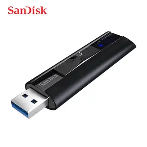 SanDisk แฟลชไดรฟ์ CZ880 Extreme PRO,128GB USB 3.1ไดรฟ์แบบ Solid State ขนาด256GB เพนไดร์ฟความเร็วสูง420เมกะไบต์/วินาทีเพนไดร์ฟเมมโมรี่สติ๊ก Usb