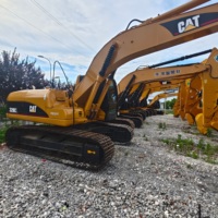 Excavadora Usada Original Japonesa de 20 Toneladas Caterpillar CAT320CL, Excavadora Hidráulica de Segunda Mano con Motor de Inyección Directa y Caja de Cambios