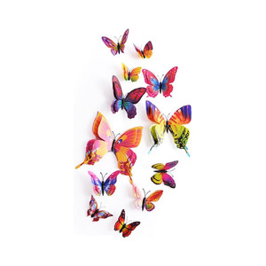Hot Selling 3D Butterfly LED <b>Wall</b> <b>Stickers</b> Glowing Bedroom DIY Home <b>Decor</b> Night Light - Product Image 1