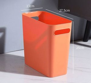 <b>Plastic</b> 10L Open Top Black Eco-Friendly Rectangular Customized Size Trash Can <b>Kitchen</b> Bathroom Bedroom Storage Bucket Garbage - Product Image 4