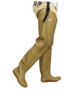 Pantalon de pêche en plastique de haute qualité demi-longueur, bottes de pataugeoire, équipement de pluie, OEM ODM, pour agriculture - Product Image 1
