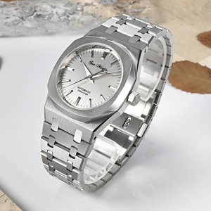 Reloj de Lujo para Hombre San Martin SN013-G, Miyota 9015, Estilo Clásico Vintage, Reloj Mecánico Automático de Vestir para Negocios, Zafiro, 10 Bar - Product Image 5