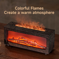 2025 nouveautés télécommande aromathérapie diffuseur d'huiles essentielles 3D flamme arôme diffuseur humidificateur personnalisable pour la maison