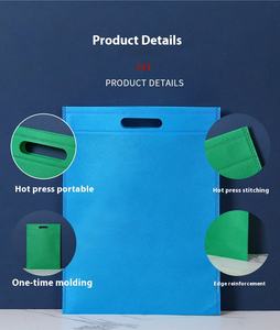 Bolsas de Compras Promocionales Ecológicas de Tela no Tejida con Asa Troquelada - Product Image 4