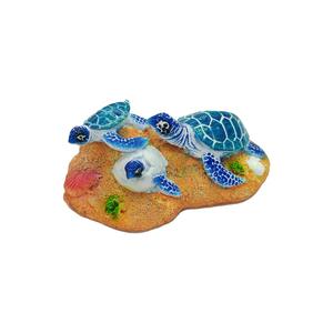 Hot Bán Thân Thiện Với Môi Nhựa Thủ Công Mỹ Nghệ Đại Dương Bãi Biển Rùa Bể Cá Trang Trí Cross-Biên Giới Điêu Khắc Bức Tượng Cho Du Lịch - Product Image 1