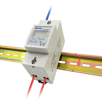 Compteur numérique le plus vendu avec relais de sortie, communication par ligne électrique RS232, compteur kWh
