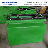 Manufacturer of Square Plastic Valve Chamber Moulds and Rotational Molding Equipment Shuttle Rotomolding Machine