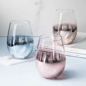 Creative Single-Layer Starry Sky Egg Cup Net Water Cup Large Capacity Milk Glass Wine Glass Female Household Heat-resistant Cup