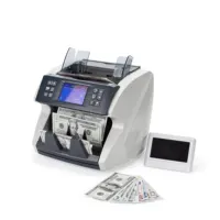 USD, EUR, GBP, CAD, MXN, Euro Uang Kertas Counter Mix Mesin Hitung Nilai Tagihan Counter Uang Kertas Uang Tunai SH-07C