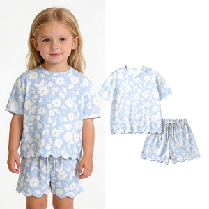 สั่งจองล่วงหน้าขั้นต่ำ 5 ชิ้น ชุดเด็กผู้หญิงลายเปลือกหอยสำหรับฤดูร้อน เสื้อผ้าสไตล์น่ารัก แฟชั่นสำหรับเด็กวัยหัดเดิน ราคาโรงงาน ขายส่ง - Product Image 4