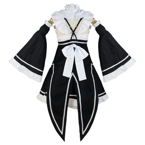 Costume de cosplay Rem et Ram Maid pour femmes, ensemble de robes de jeu de rôle d'anime en polyester, automne 2022 - Product Image 5