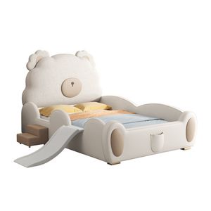 Letto per bambini con orsacchiotto di lusso diretto dalla fabbrica a basso costo con archiviazione di colore personalizzato - Product Image 3