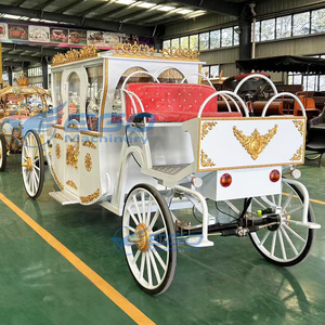 Calèche royale de luxe étendue, calèche de tourisme électrique de style européen, calèche de mariage sportive - Product Image 4