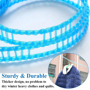 Corde à <span class=keywords><strong>linge</strong></span> extérieure en nylon antidérapante coupe-vent corde en tissu <span class=keywords><strong>pour</strong></span> la blanchisserie voyage affaires 5/10 mètres de long - Product Image 3