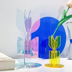 Óng ánh Acrylic Tulip Acrylic tulip trang trí Tulip Acrylic nổ - Product Image 3
