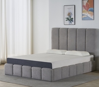 Lit confortable et en tissu avec de belles coutures et un design culturel chinois