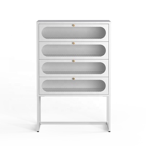 Phong Cách Góc Tròn Thép Lưới Ngăn Kéo Tủ Với Chân Cao Hot-Bán Đồ Nội Thất Phòng Khách Giải Pháp Lưu Trữ Cho Khách Sạn - Product Image 3