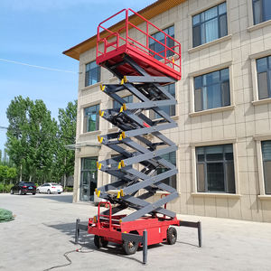 Plataforma Elevadora Eléctrica de Tijera de 4m 6m 8m 10m 12m 14m 16m 18m, Plataforma de Trabajo Aérea, Elevador de Personas Móvil Hidráulico Eléctrico - Product Image 6