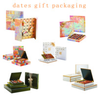 Emballage de boîte de dattes de chocolat d'impression de cadeau de luxe