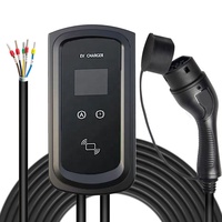 Wallbox-Station de charge rapide, 7kw, niveau 2, EV, chargeur mural, 32A, avec boîtier mural