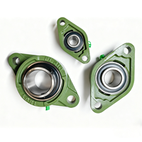 UCFL314 UCFL314-43 UCFL314-44 Bantalan Pillow Block Flange Dua Baut dengan Rumah Besi Cor Abu-abu HT200/Ductile FCD450 untuk Penggunaan Pertanian