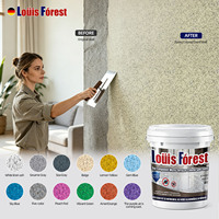 Peinture époxy monocomposant premium, imitation marbre, sable coloré, imperméable et résistante aux rayures pour la rénovation domestique