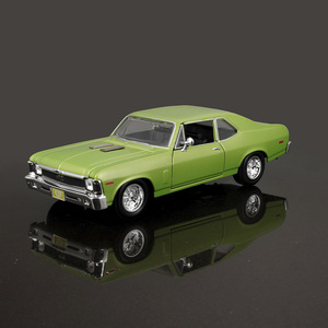 Modellino Auto in Scala 1:24 <span class=keywords><strong>Maisto</strong></span>, Chevrolet Nova SS 1970, Giocattolo in Lega, Simulazione Auto in Metallo, Collezione Die-cast, Regalo - Product Image 2