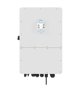 Home Energy Storage Deye 3 Phase Hybrid Inverter SUN-8K-SG01HP3-EU-AM2 1000V DC to 220V 230V AC HV LiFePO4 Battery