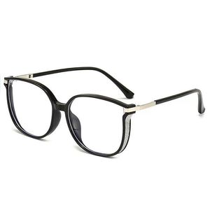 Lunettes de lecture unisexes tendance, monture PC haut de gamme, verres transparents, anti-lumière bleue, <span class=keywords><strong>presbytie</strong></span>, modèle H07, jeunes et personnes d'âge moyen - Product Image 6