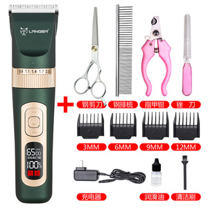 Cortadora de <span class=keywords><strong>Pelo</strong></span> <span class=keywords><strong>Profesional</strong></span> <span class=keywords><strong>para</strong></span> <span class=keywords><strong>Perros</strong></span>, Kit de Aseo <span class=keywords><strong>para</strong></span> Mascotas, Recortadora de <span class=keywords><strong>Pelo</strong></span> <span class=keywords><strong>para</strong></span> <span class=keywords><strong>Perros</strong></span> y Gatos, Afeitadora Eléctrica, Máquina Cortadora de <span class=keywords><strong>Pelo</strong></span> <span class=keywords><strong>para</strong></span> Animales - Product Image 5