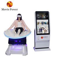 Máquina VR interactiva comercial Juego que funciona con monedas Simulador de Montaña Rusa Parque de atracciones interior VR Arcade Machine